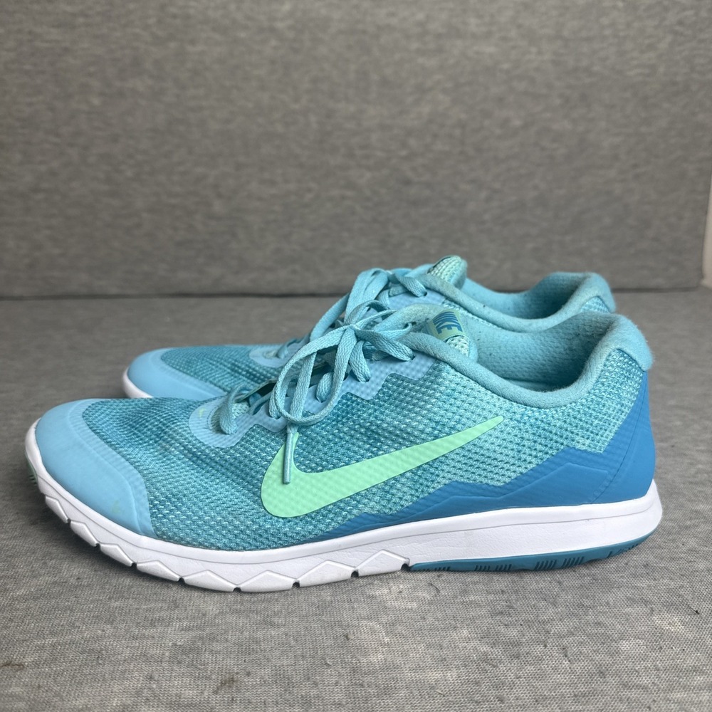 Nike Flex Experience RN 4 Womens Blue Mesh Trainers  Shoes Size 11 - Picture 4 of 10
